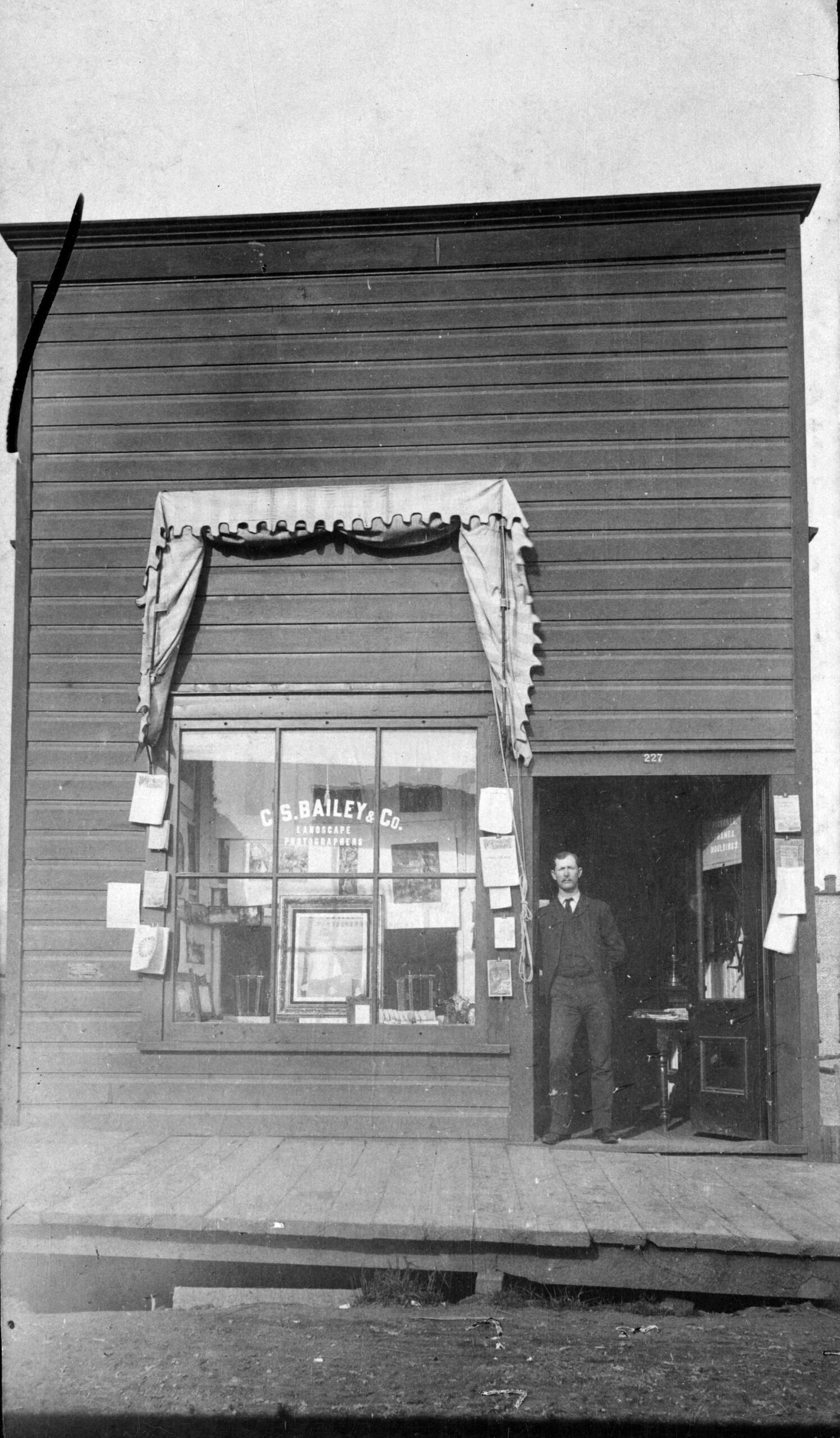 Bailey Photo Studio exterior, Vancouver BC, 1894
