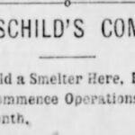 Special Meeting to Review Smelter Proposals – October 12, 1897